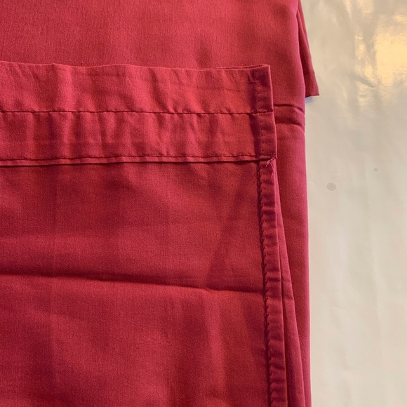 EUC Light-Filtering Raspberry Curtains & Valances 3 Panels 28"x84" Each - Picture 8 of 12